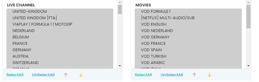 IPTV Reseller plan